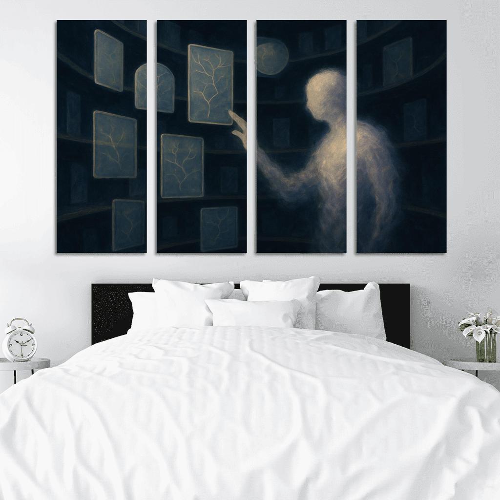 The Archive Of Unspoken Decisions abstract paintings frame