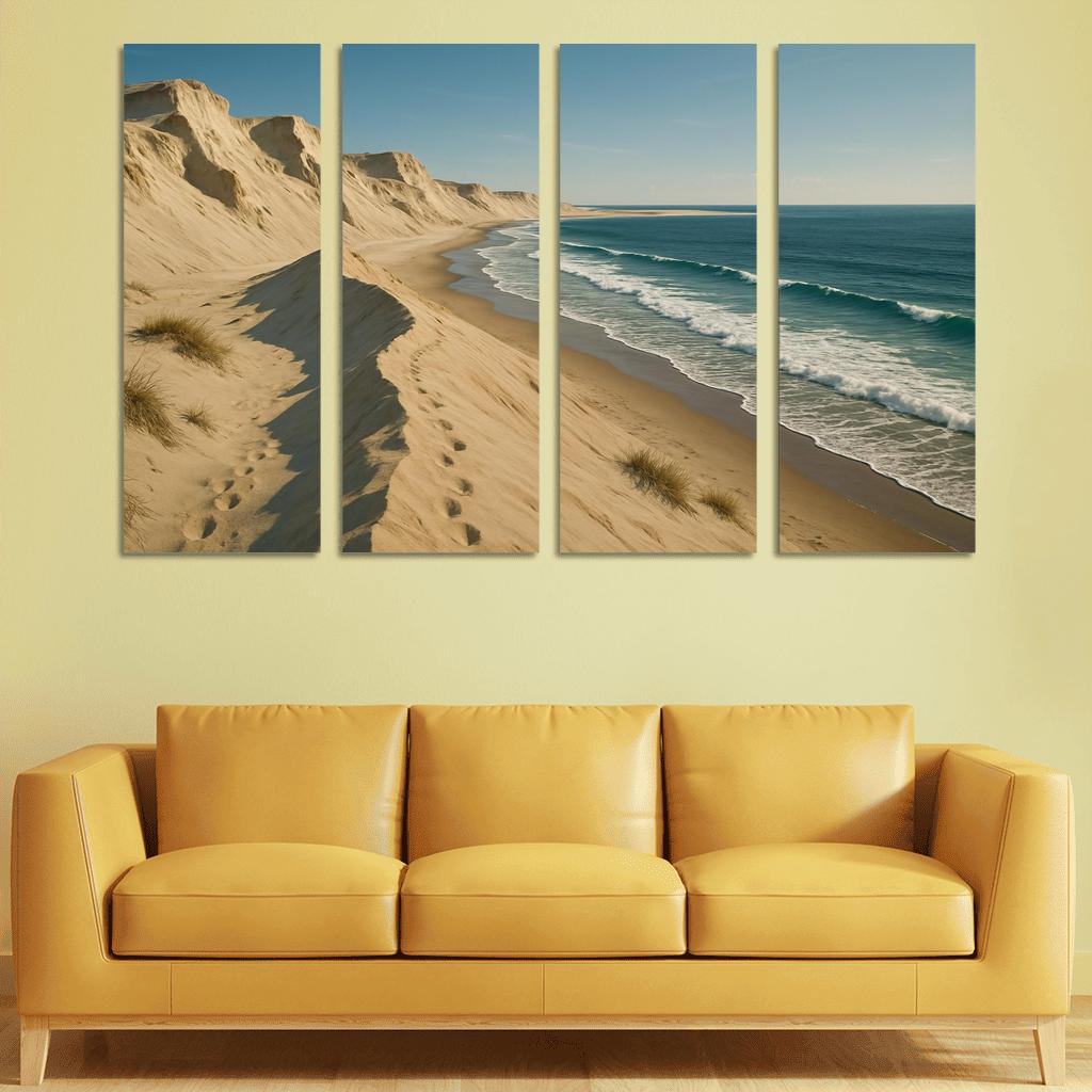 Wind Sculpted Dune Coast abstract paintings frame