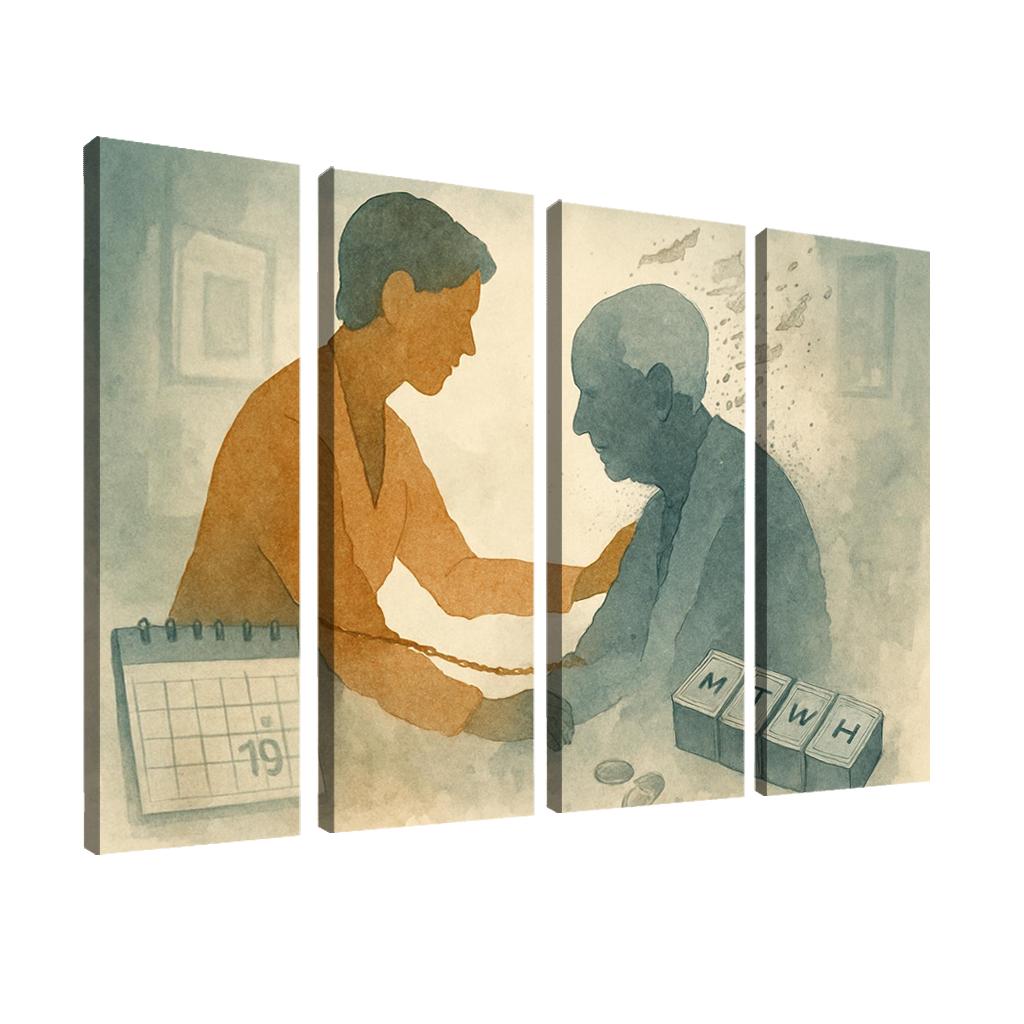 Memory In The Margins Art For Dementia Awareness And Caregiver Justice abstract paintings frame