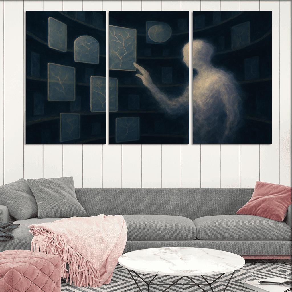 The Archive Of Unspoken Decisions abstract paintings frame
