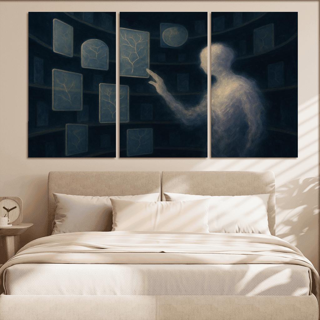 The Archive Of Unspoken Decisions abstract paintings frame