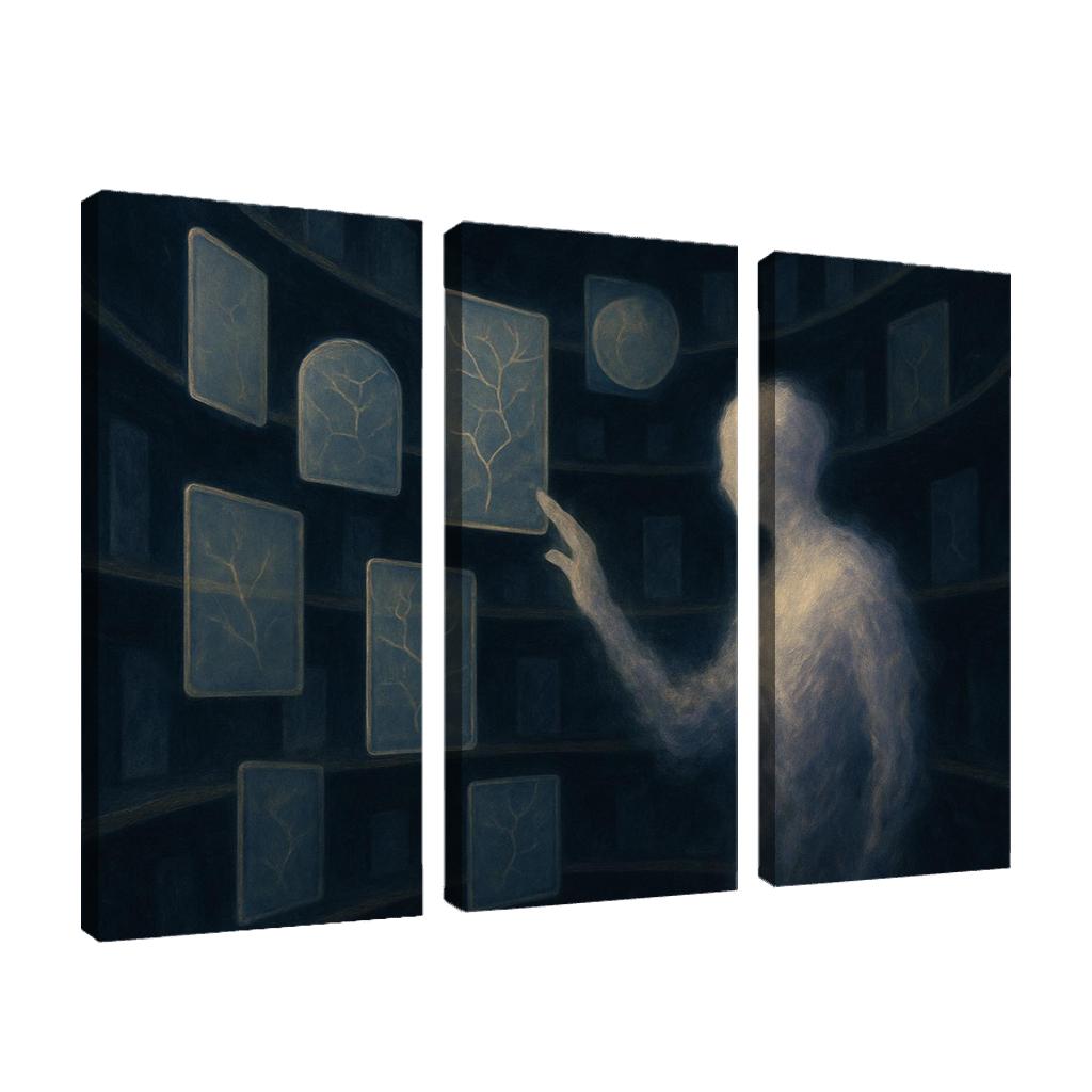 The Archive Of Unspoken Decisions abstract paintings frame