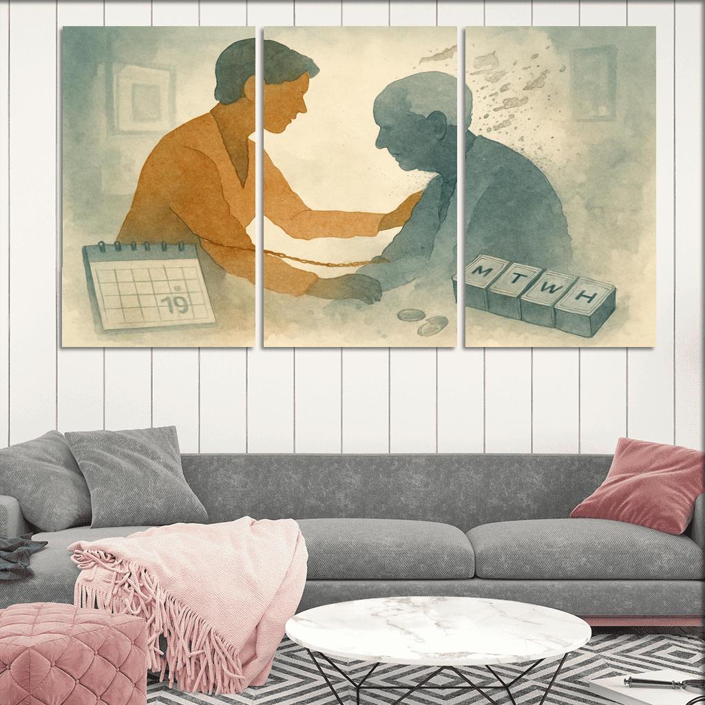 Memory In The Margins Art For Dementia Awareness And Caregiver Justice abstract paintings frame