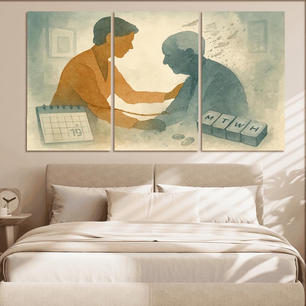 Memory In The Margins Art For Dementia Awareness And Caregiver Justice abstract paintings frame