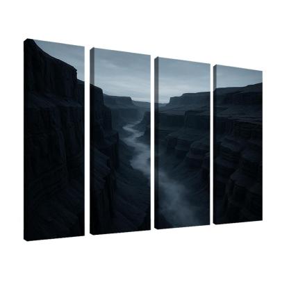 Silver Fog Rolling Through Basalt Canyon decor