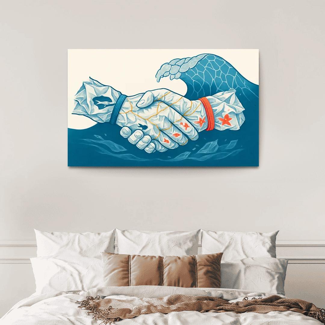 The Plastic Covenant Art Challenging Single Use Convenience premium artwork frames