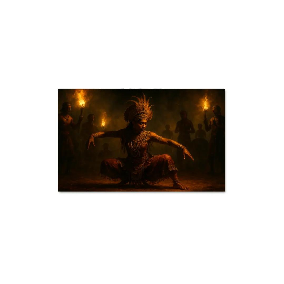 Sabaragamuwa Ritual Dance A Ceremonial Movement Practice custom paintings frame