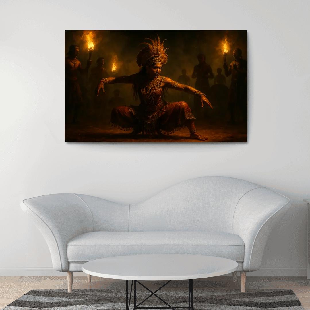 Sabaragamuwa Ritual Dance A Ceremonial Movement Practice custom paintings frame