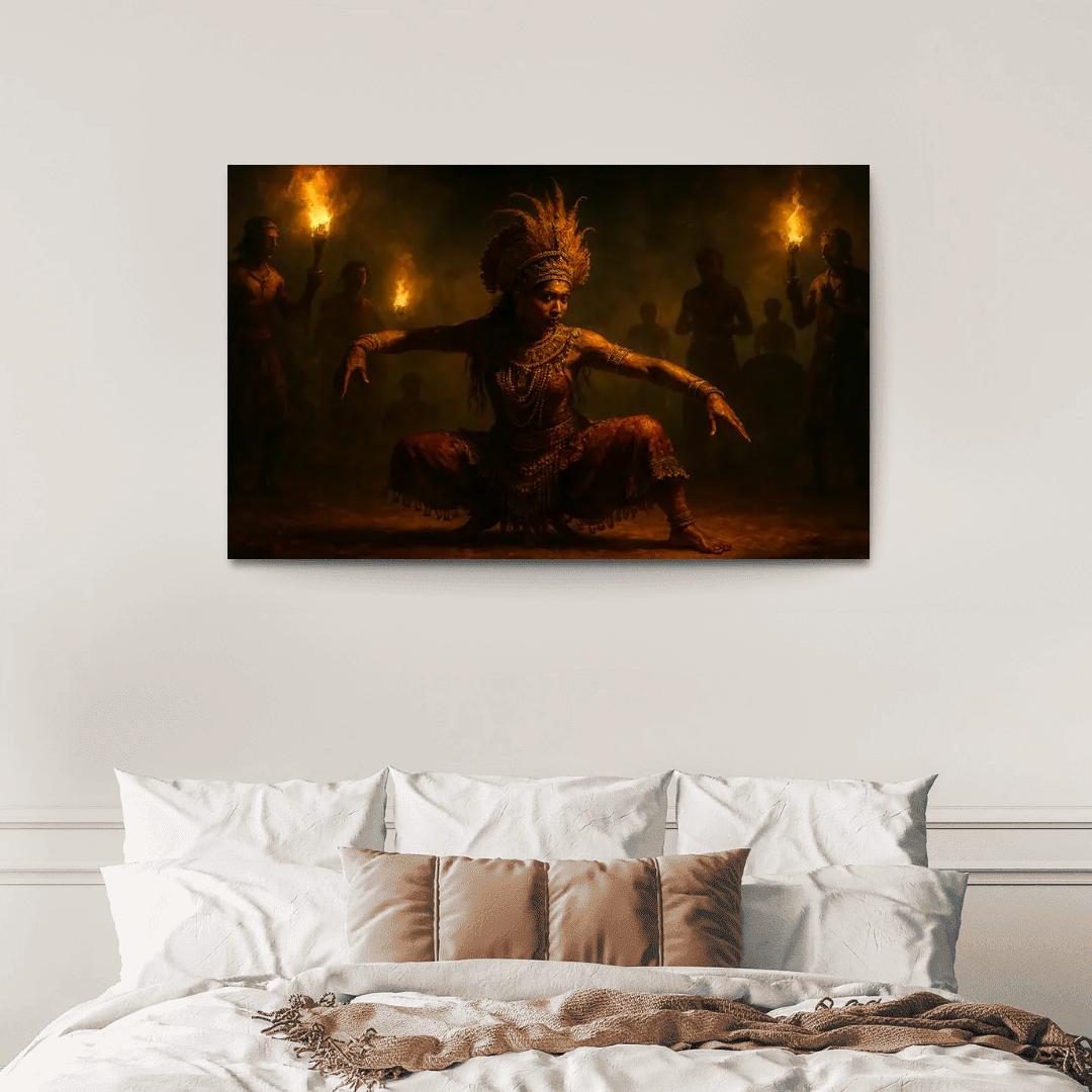 Sabaragamuwa Ritual Dance A Ceremonial Movement Practice custom paintings frame