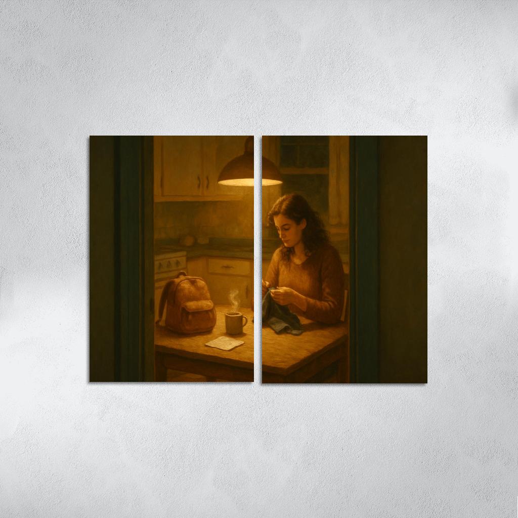 The Kitchen Light That Stayed On home decor