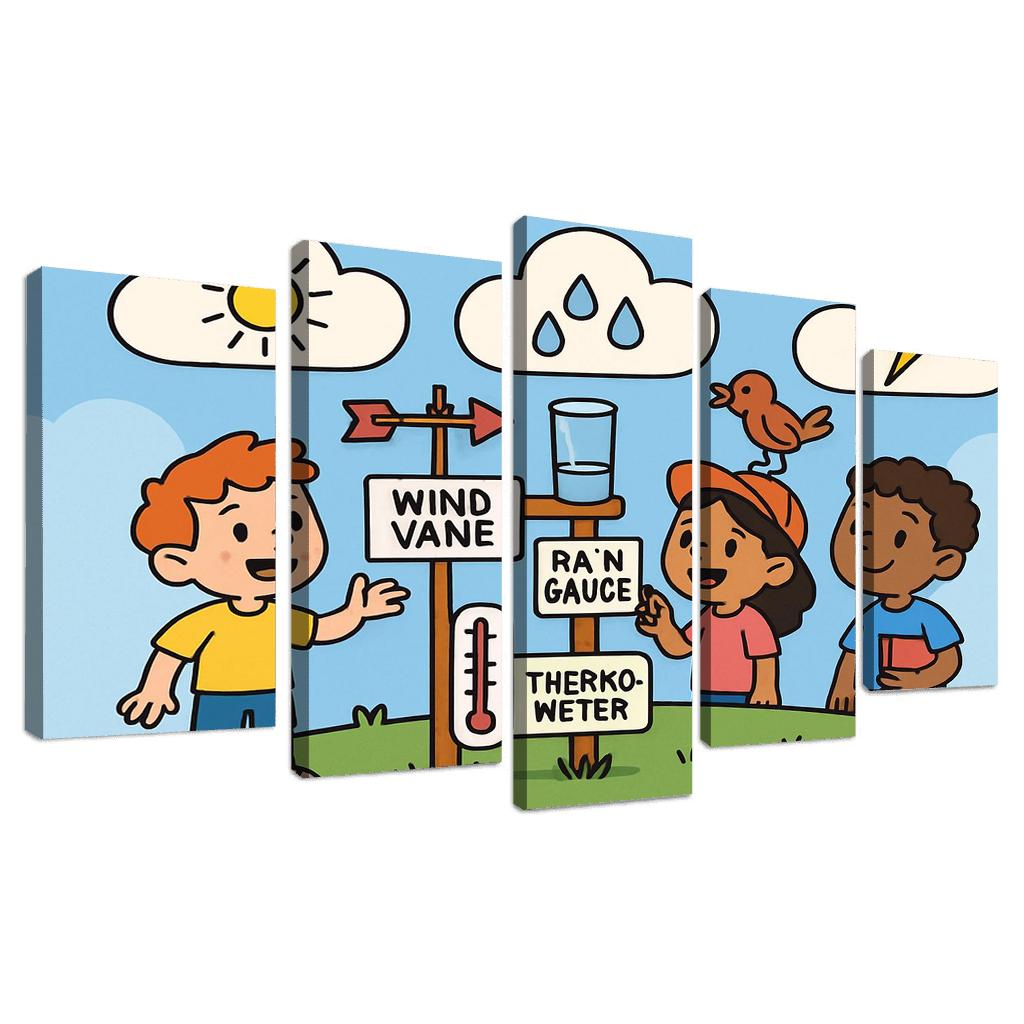 Cloud Lab Weather Detectives oil paintings frame