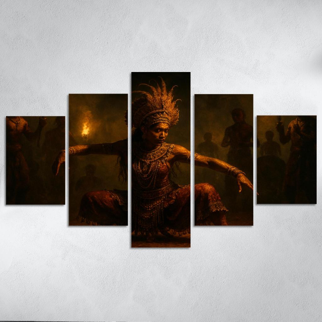 Sabaragamuwa Ritual Dance A Ceremonial Movement Practice custom paintings frame