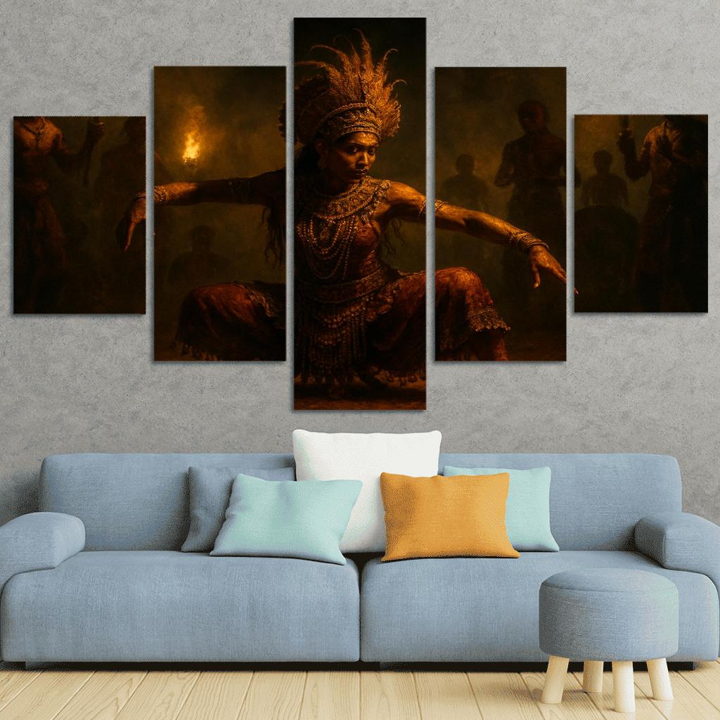 Sabaragamuwa Ritual Dance A Ceremonial Movement Practice custom paintings frame