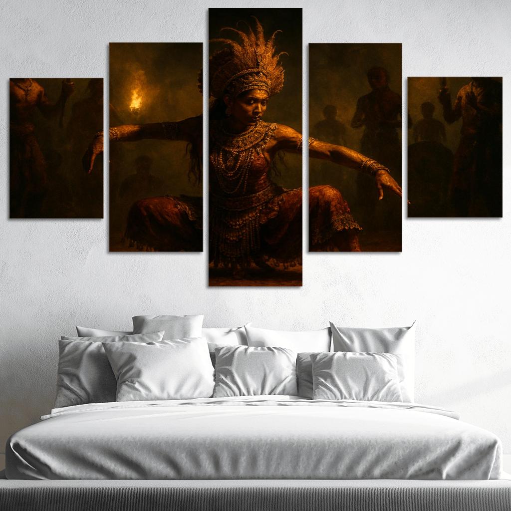 Sabaragamuwa Ritual Dance A Ceremonial Movement Practice custom paintings frame