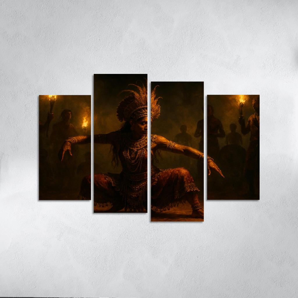 Sabaragamuwa Ritual Dance A Ceremonial Movement Practice custom paintings frame