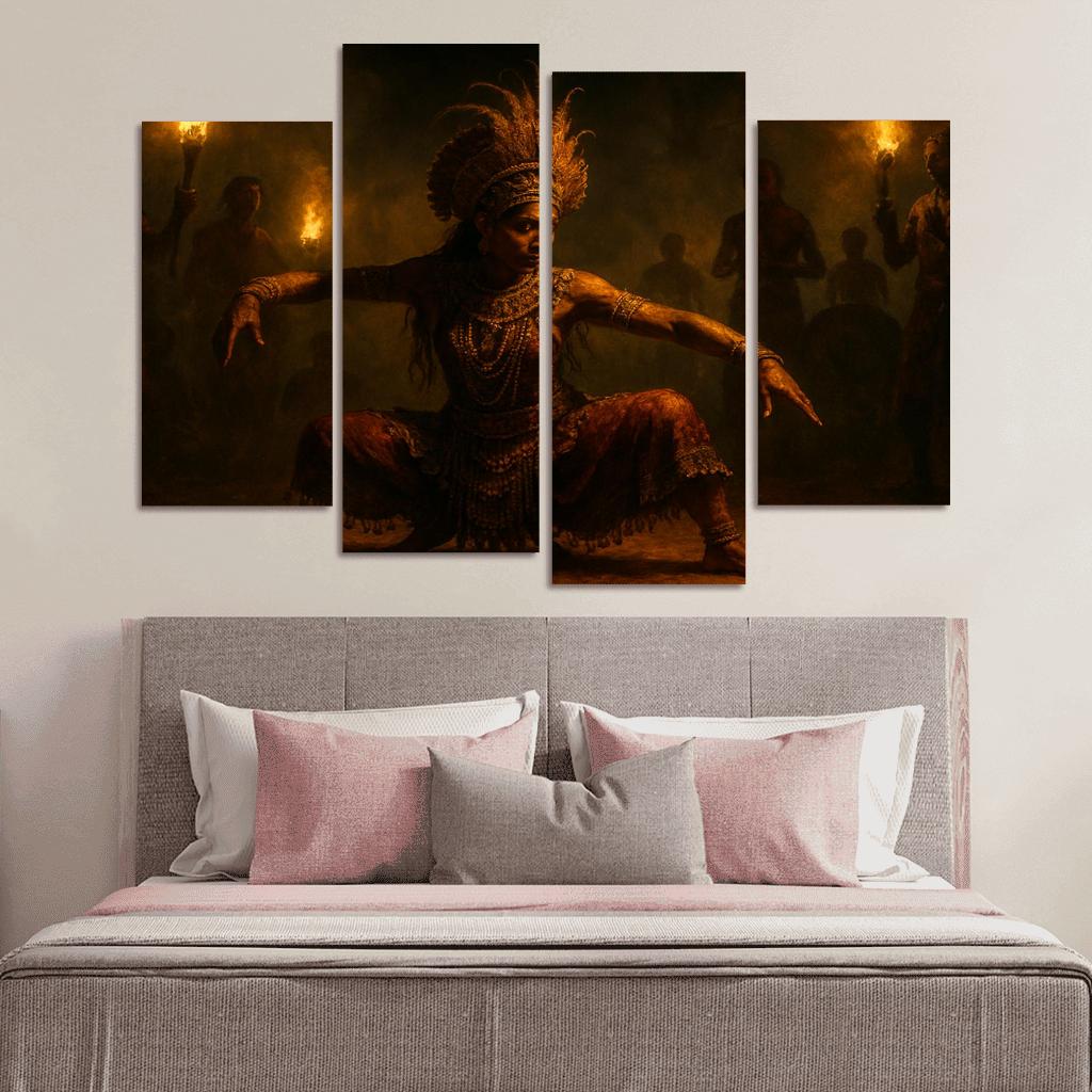 Sabaragamuwa Ritual Dance A Ceremonial Movement Practice custom paintings frame