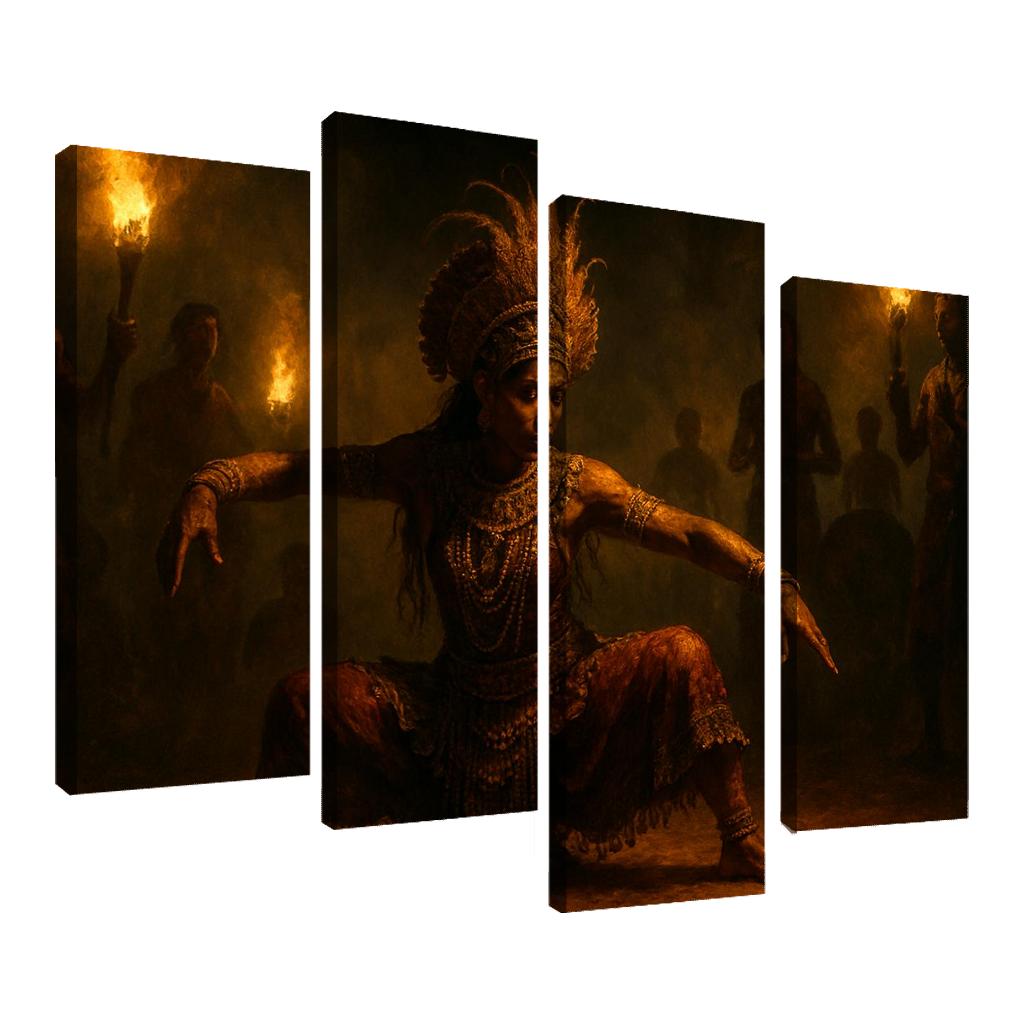 Sabaragamuwa Ritual Dance A Ceremonial Movement Practice custom paintings frame