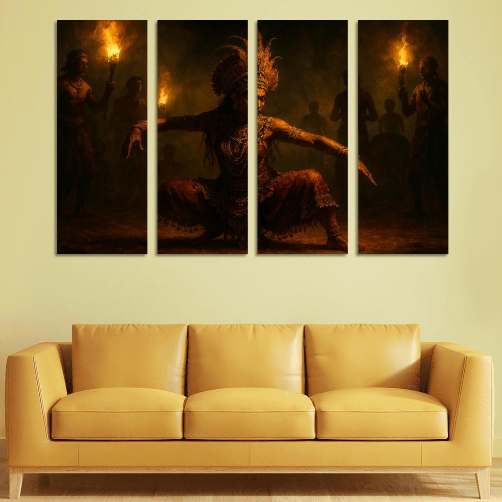 Sabaragamuwa Ritual Dance A Ceremonial Movement Practice custom paintings frame