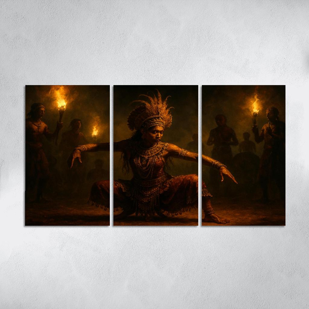 Sabaragamuwa Ritual Dance A Ceremonial Movement Practice custom paintings frame
