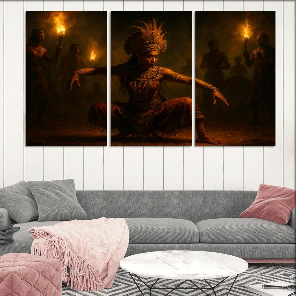 Sabaragamuwa Ritual Dance A Ceremonial Movement Practice custom paintings frame