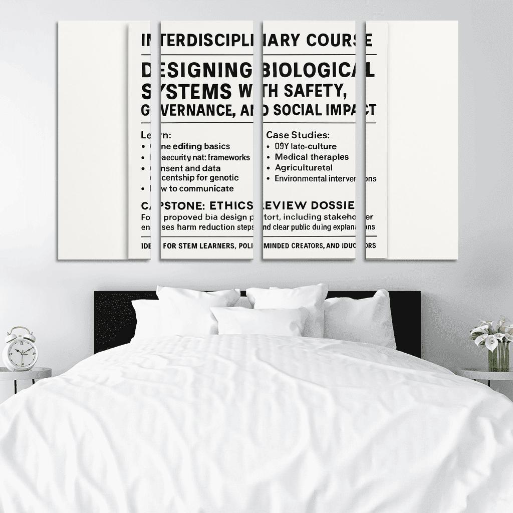 Bio Design Ethics Lab Responsible Making With Synthetic Biology framed paintings