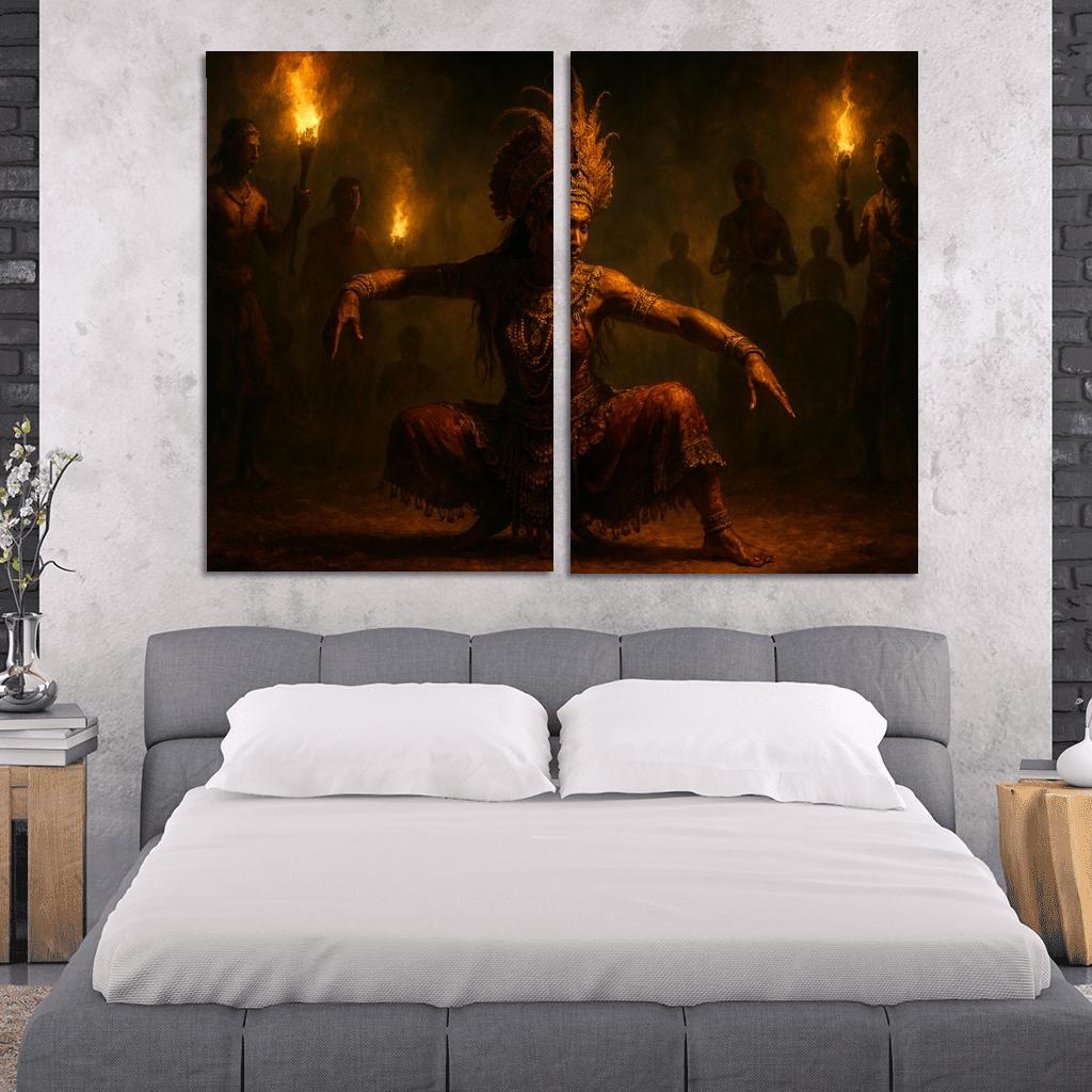 Sabaragamuwa Ritual Dance A Ceremonial Movement Practice custom paintings frame