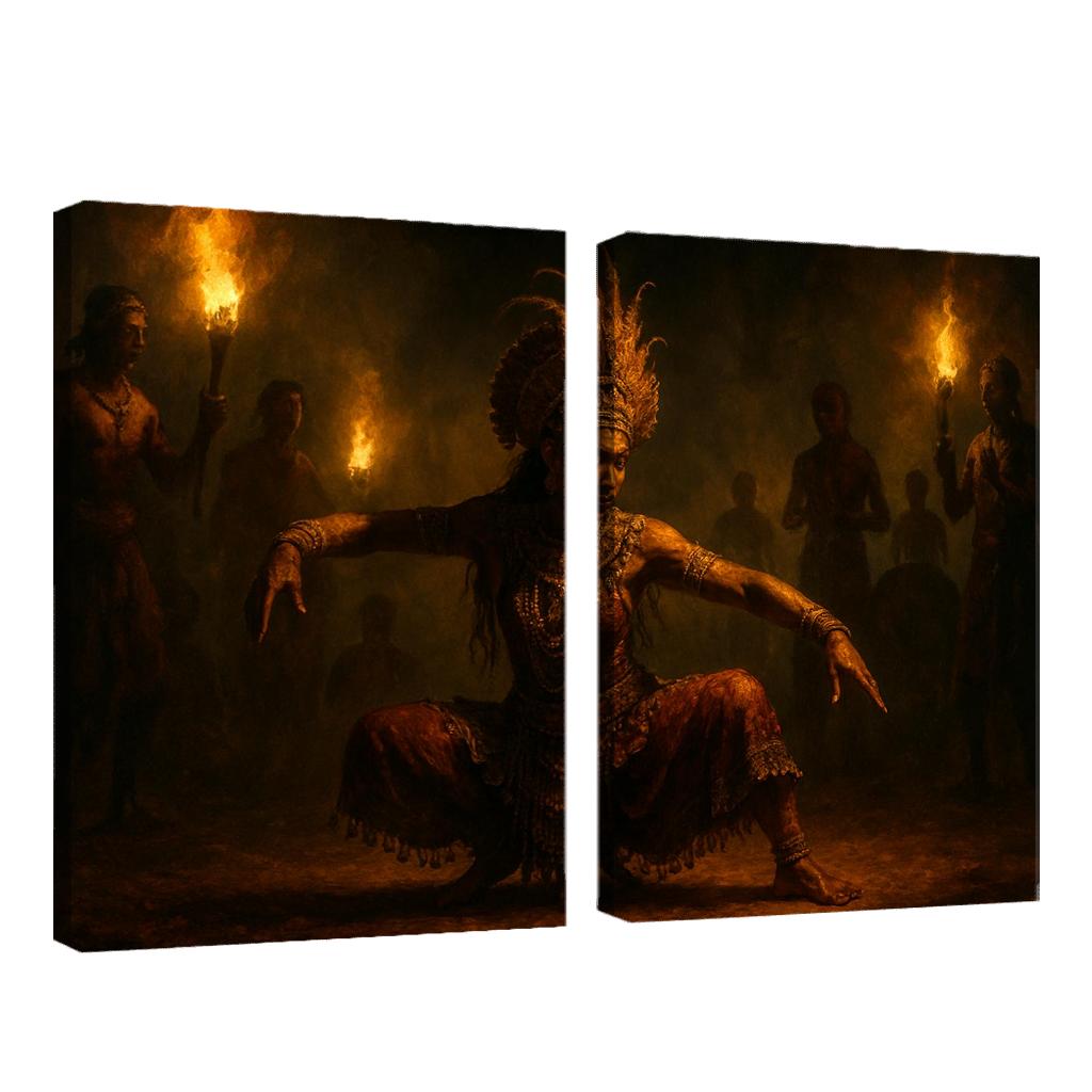 Sabaragamuwa Ritual Dance A Ceremonial Movement Practice custom paintings frame