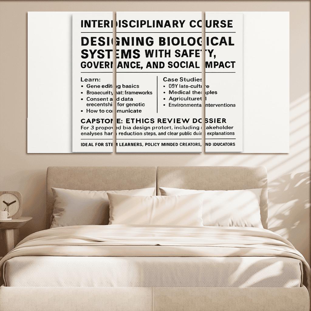 Bio Design Ethics Lab Responsible Making With Synthetic Biology framed paintings