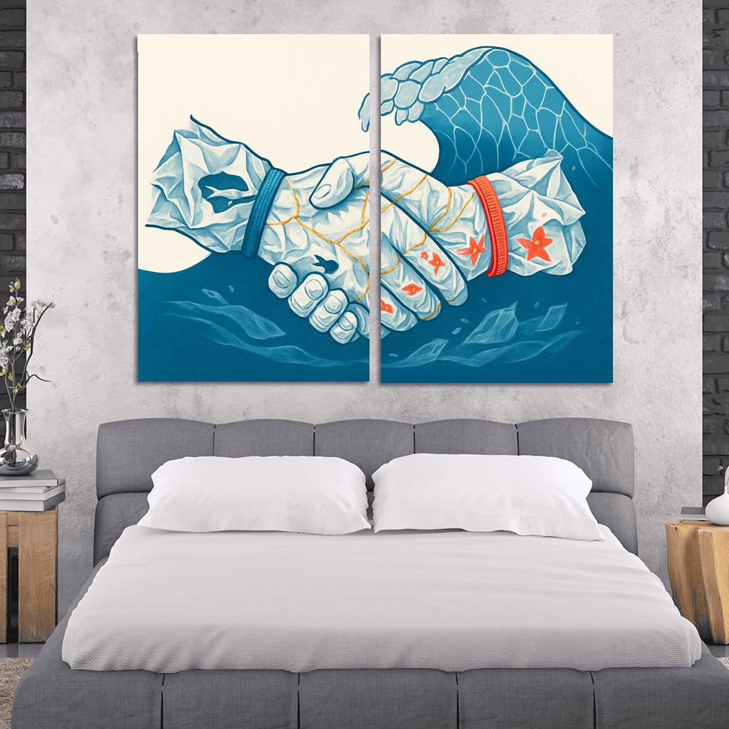 The Plastic Covenant Art Challenging Single Use Convenience premium artwork frames