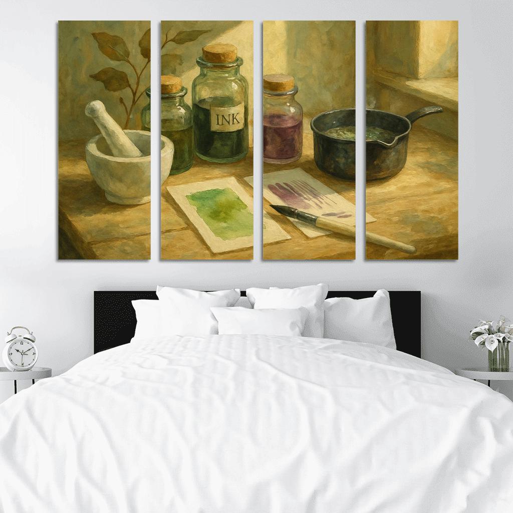 Botanical Ink Exploration Creating Natural Color From Plants wall decor