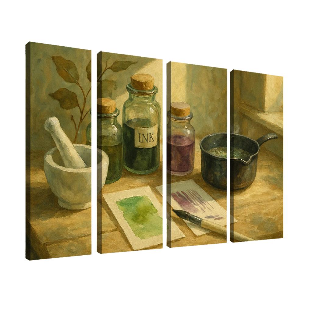 Botanical Ink Exploration Creating Natural Color From Plants wall decor