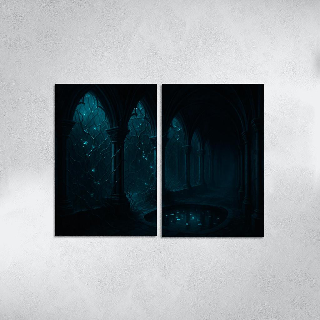 Bioluminescent Thorn Cloister Garden art trends