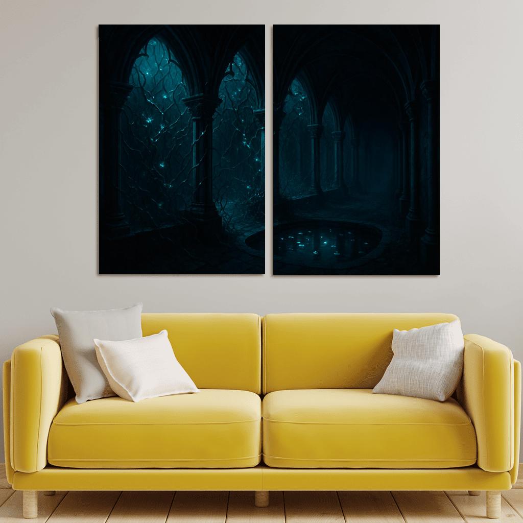 Bioluminescent Thorn Cloister Garden art trends