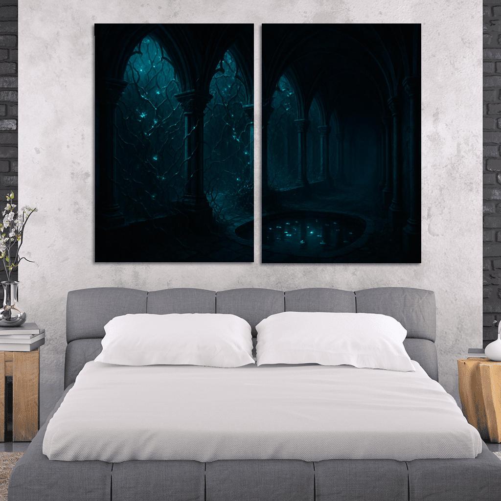 Bioluminescent Thorn Cloister Garden art trends