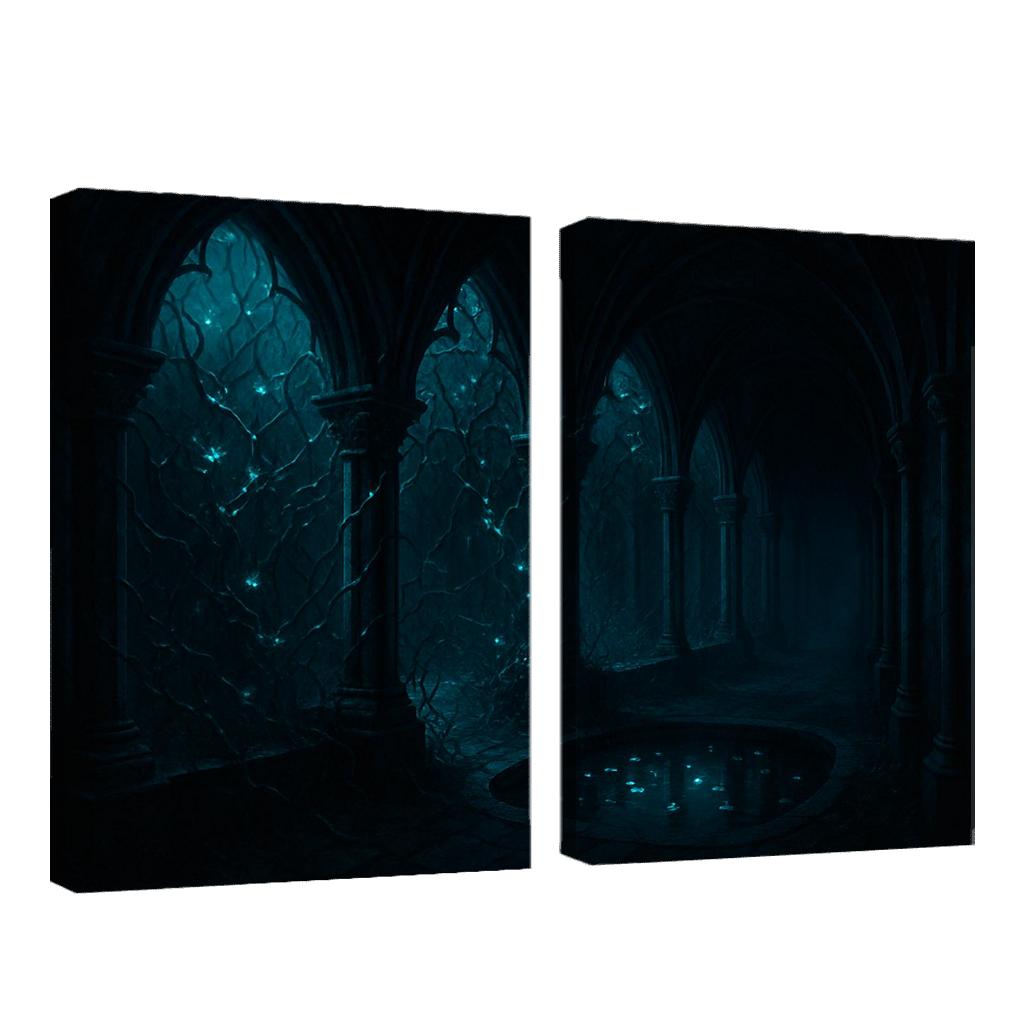 Bioluminescent Thorn Cloister Garden art trends