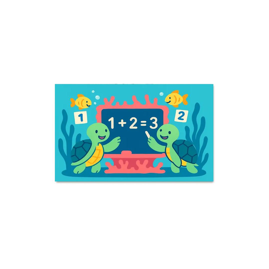 Coral Codebreakers The Reef Math Quest abstract paintings frame