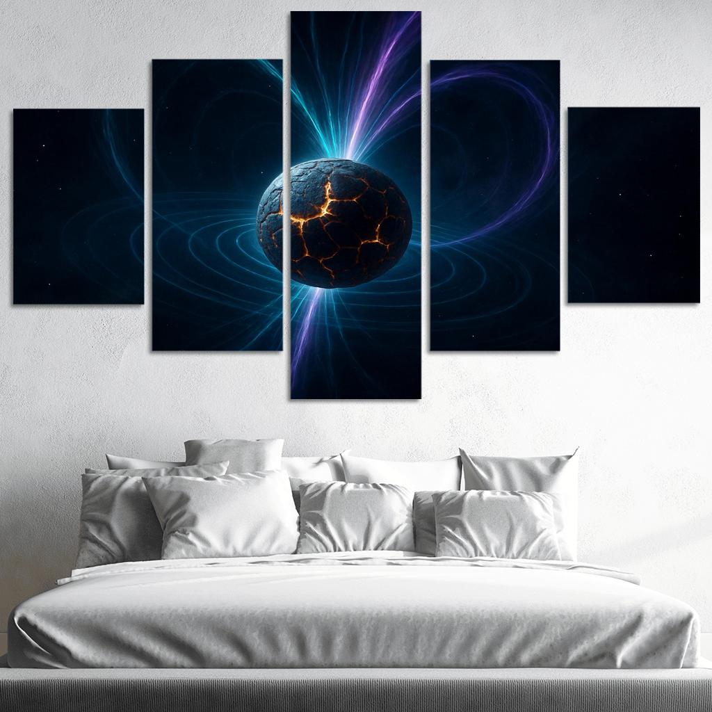Magnetar Starquake Radio Burst modern paintings frame