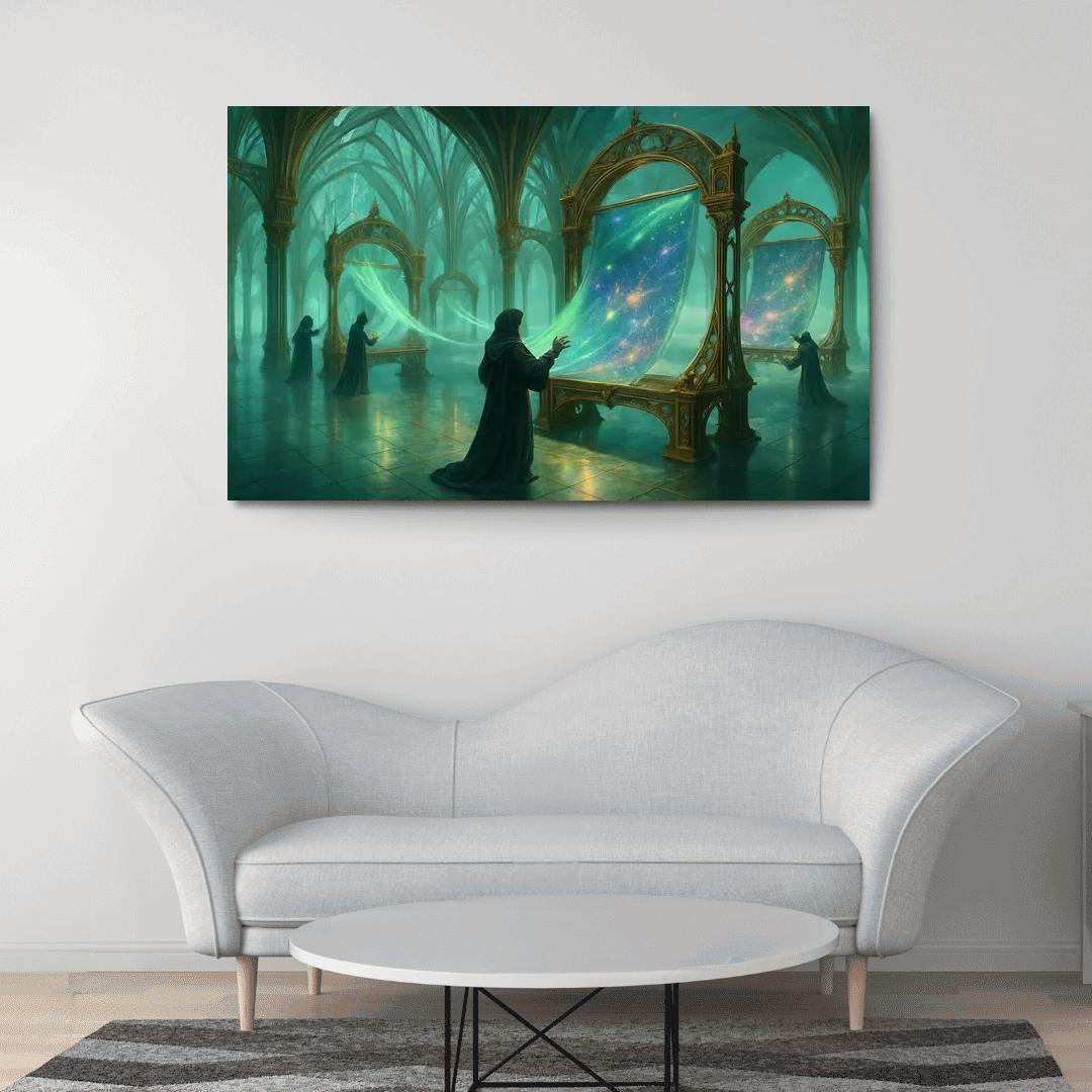 The Aether Loom Cathedral one-piece frames