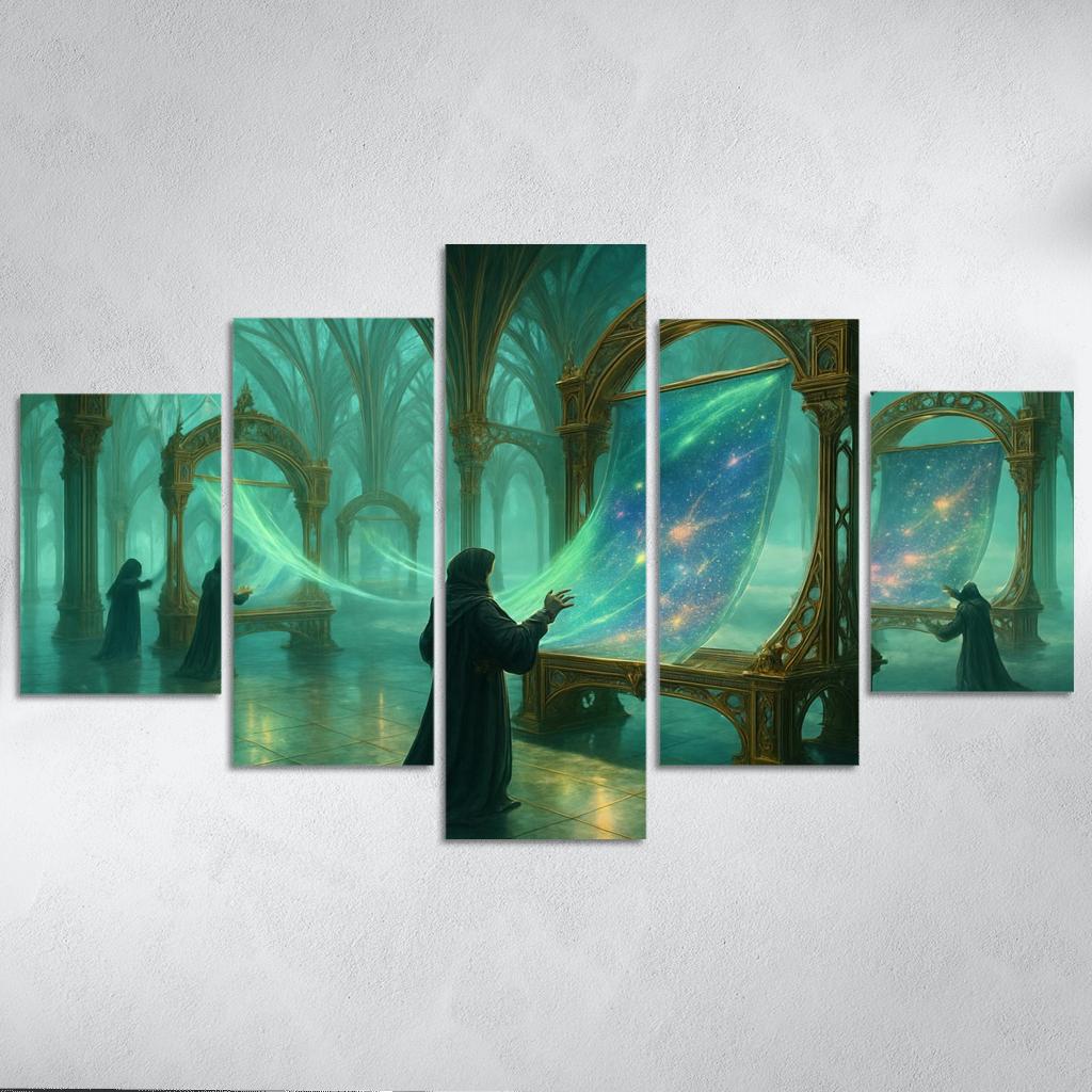 The Aether Loom Cathedral one-piece frames