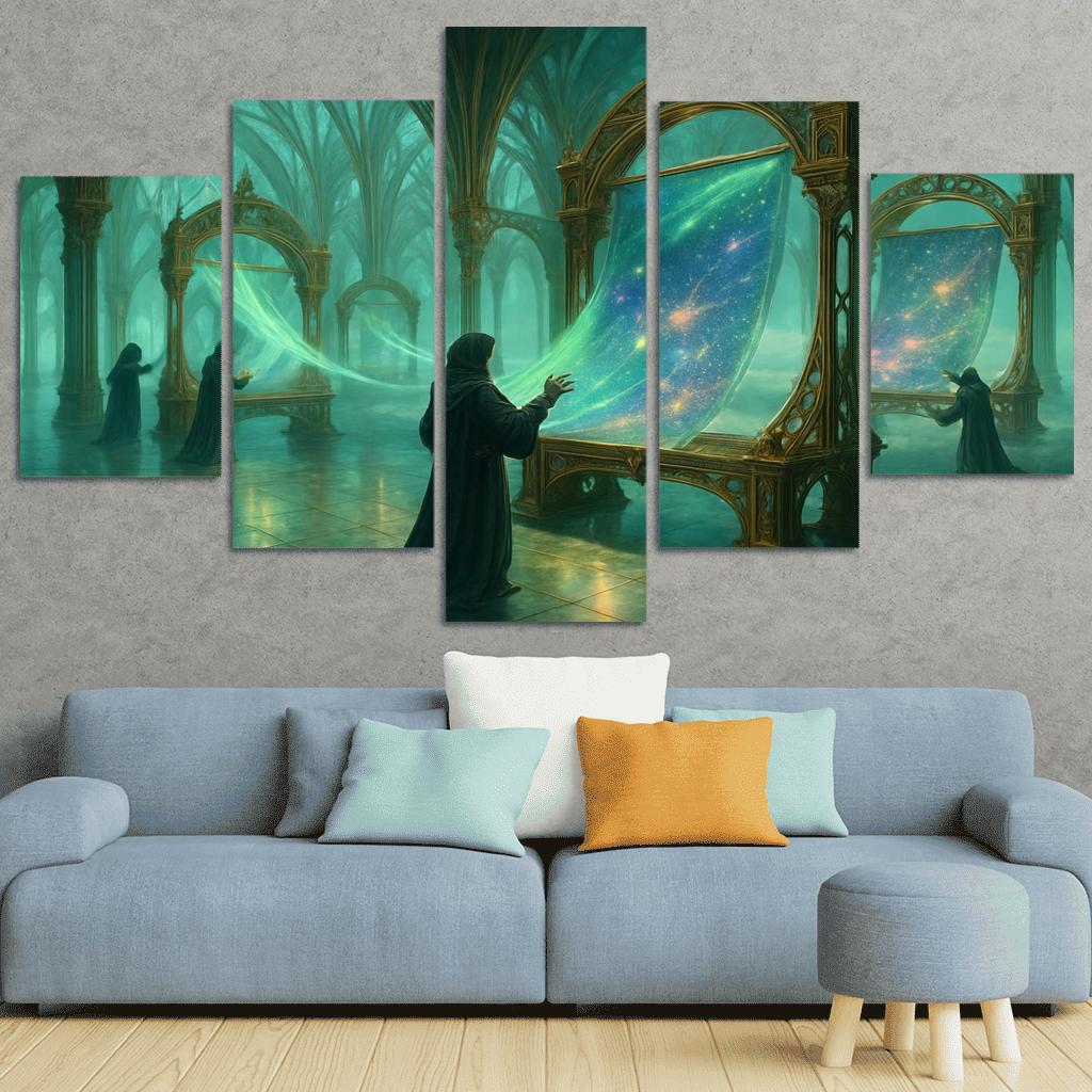 The Aether Loom Cathedral one-piece frames