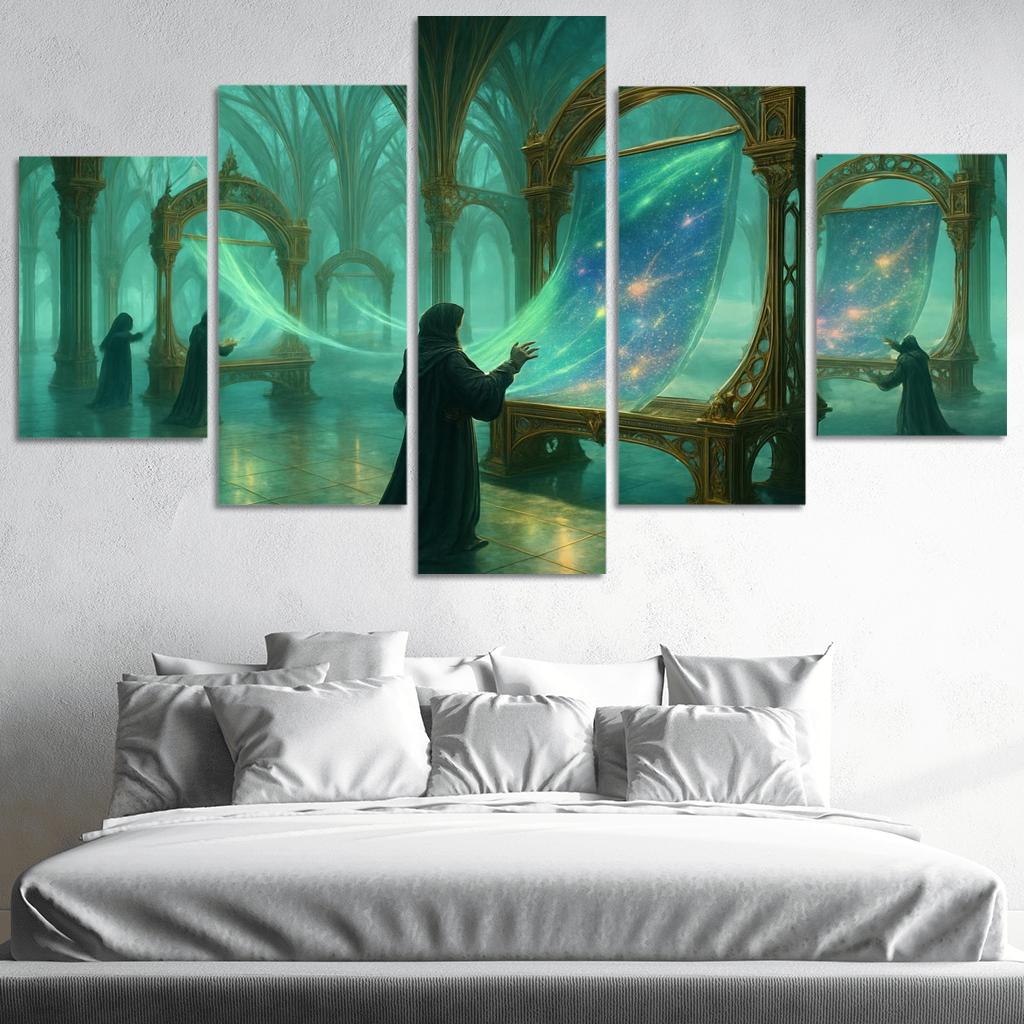 The Aether Loom Cathedral one-piece frames