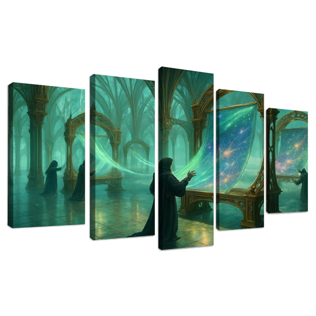 The Aether Loom Cathedral one-piece frames