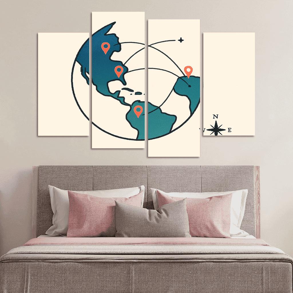 Celestial Wayfinder Atlas wall art
