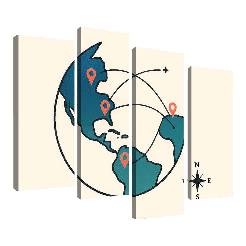 Celestial Wayfinder Atlas wall art