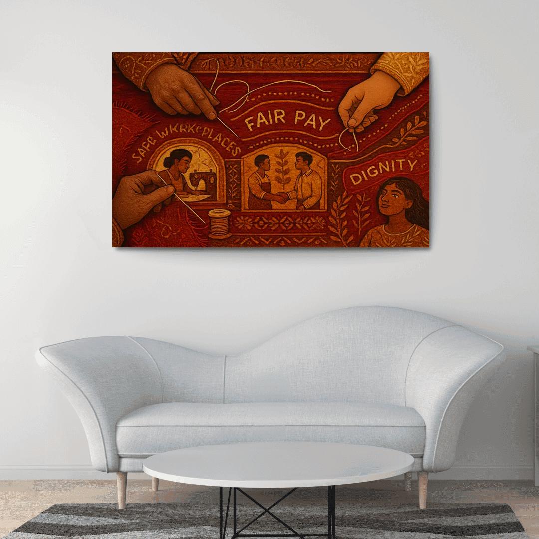 Threads Of Tomorrow Labor Rights Woven Into A Living Tapestry decor