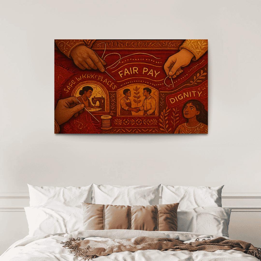 Threads Of Tomorrow Labor Rights Woven Into A Living Tapestry decor