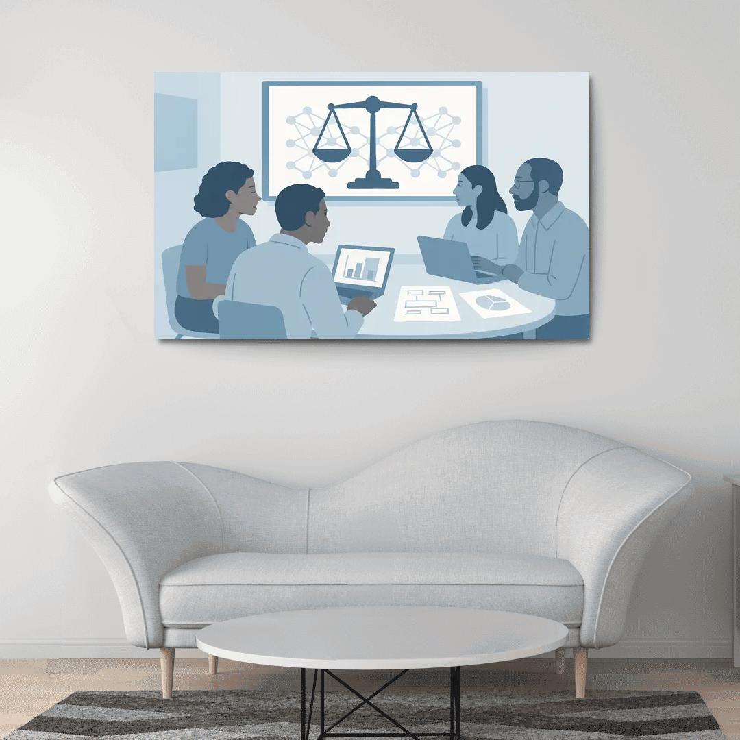 Algorithmic Fairness And Ethical AI In Everyday Life wall decor