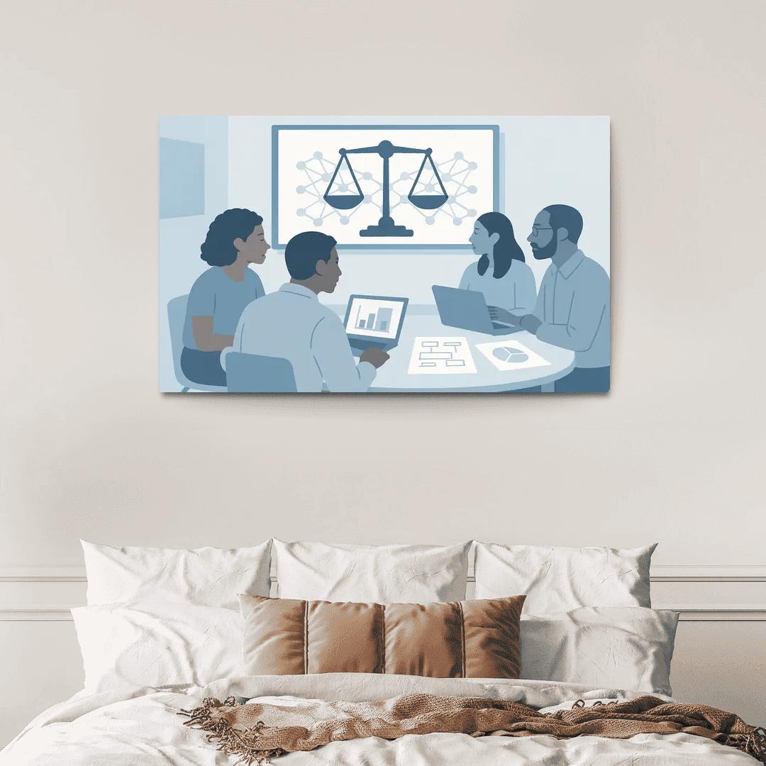 Algorithmic Fairness And Ethical AI In Everyday Life wall decor