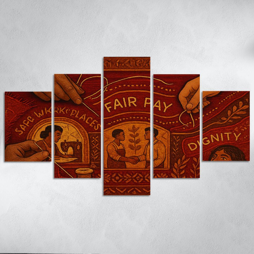 Threads Of Tomorrow Labor Rights Woven Into A Living Tapestry decor