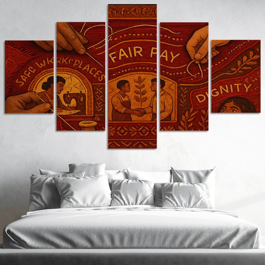 Threads Of Tomorrow Labor Rights Woven Into A Living Tapestry decor
